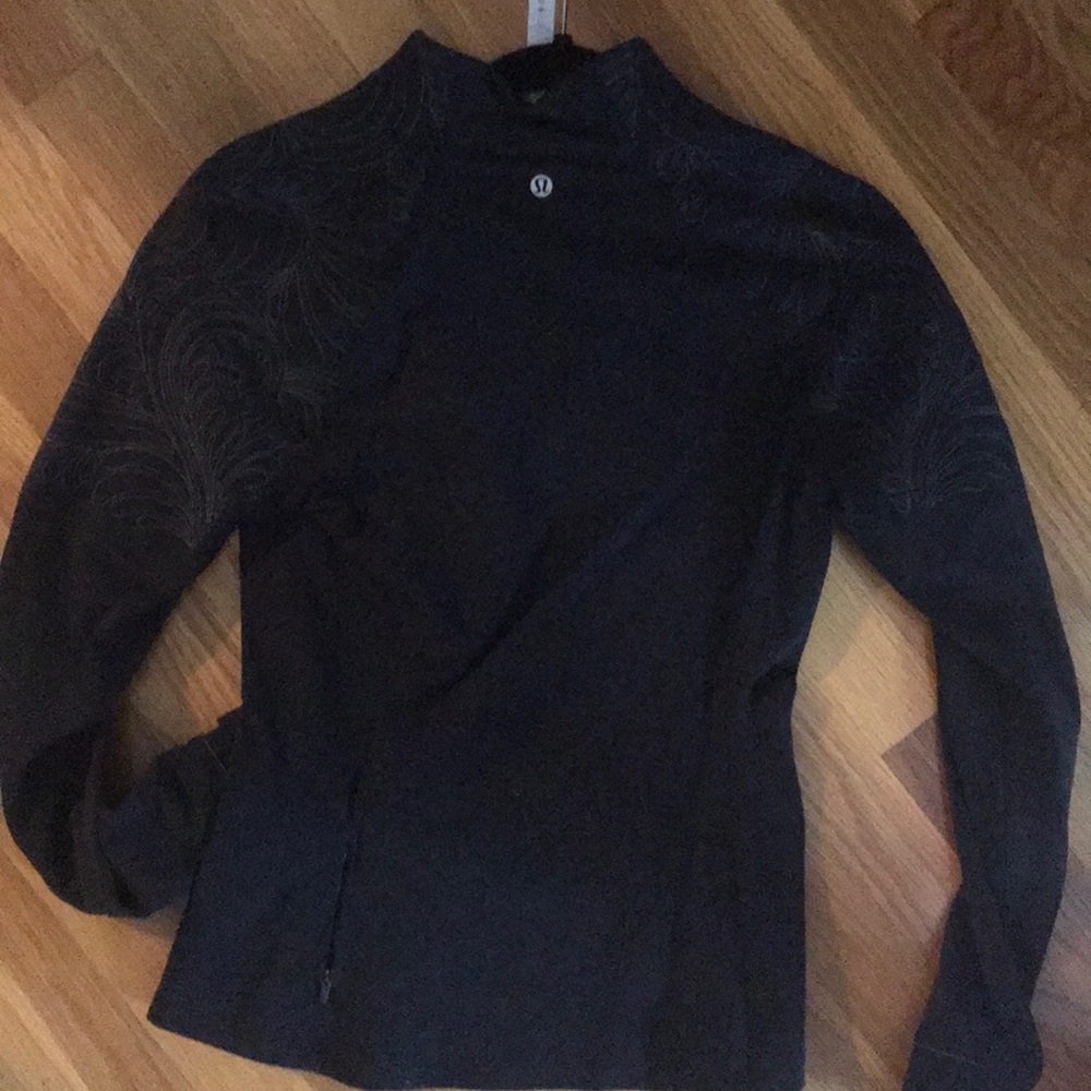 Black lulu quarter zip
